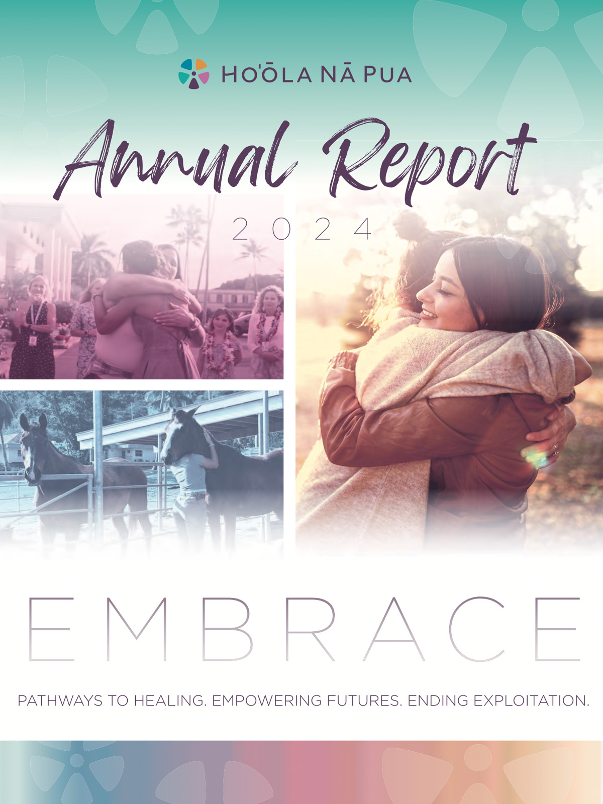 Cover image of the Hoʻōla Nā Pua annual report for 2024.